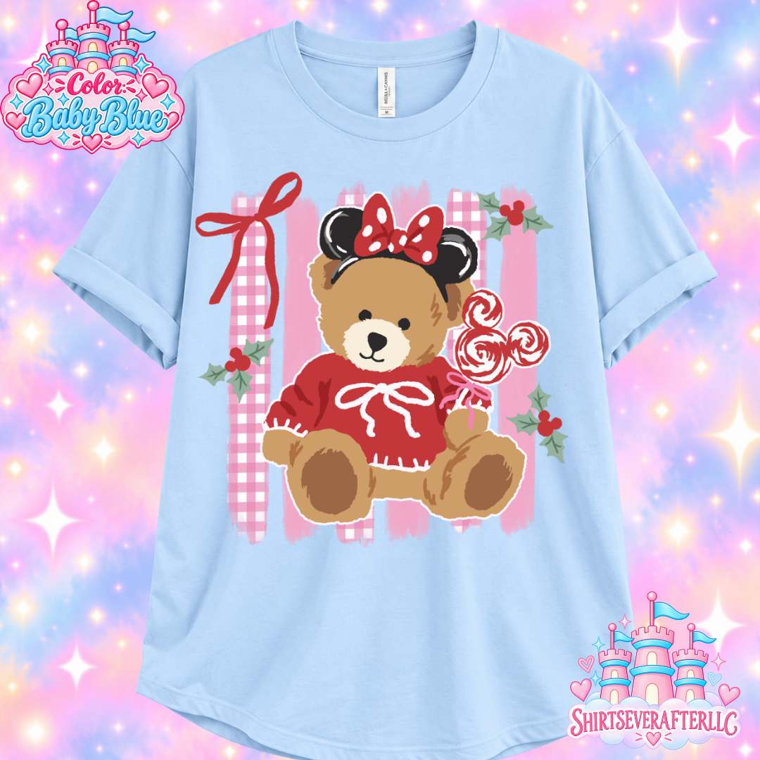 Christmas Mouse Teddy Bear Shirt