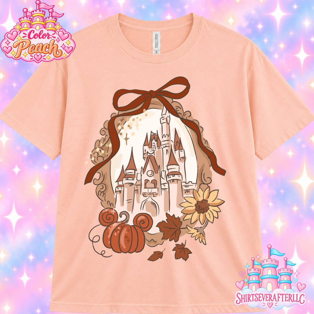 Fall Castle Pumpkin Shirt
