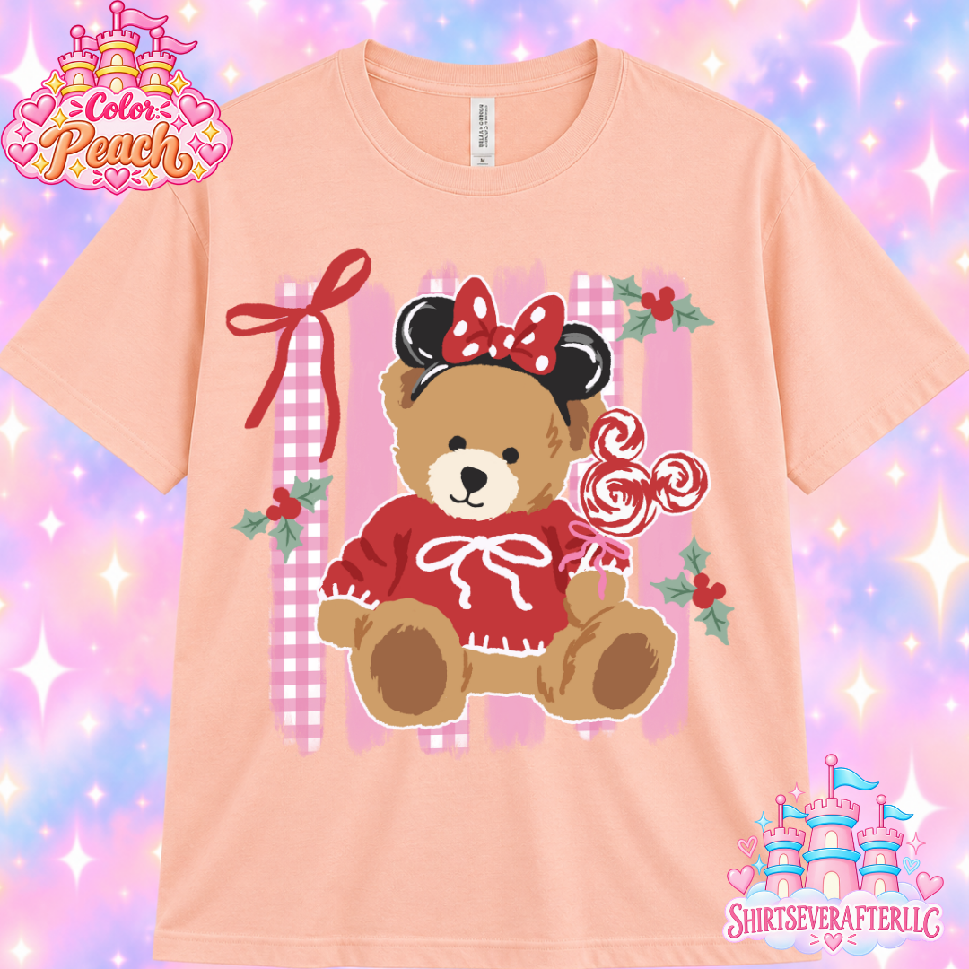 Christmas Mouse Teddy Bear Shirt