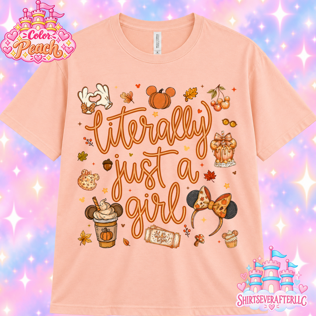 Just A Girl Fall Shirt
