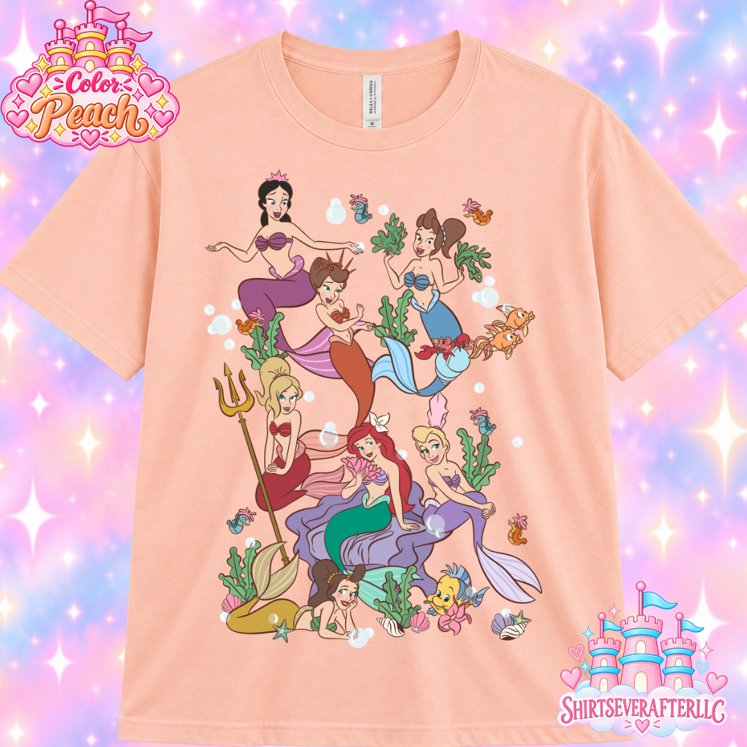 Mermaid Princess Sisters Shirt