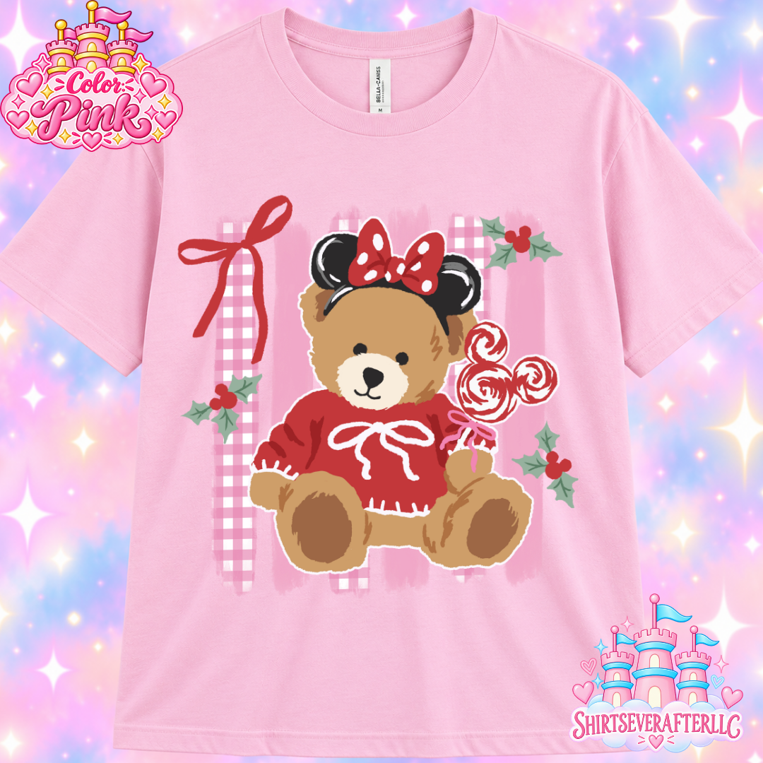 Christmas Mouse Teddy Bear Shirt