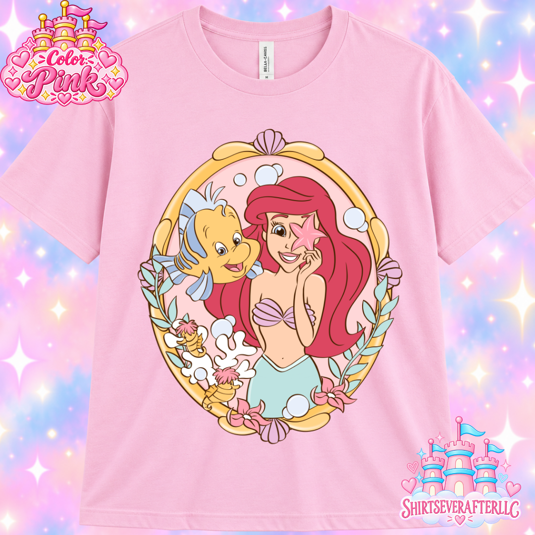 Mermaid Fish Shell Shirt