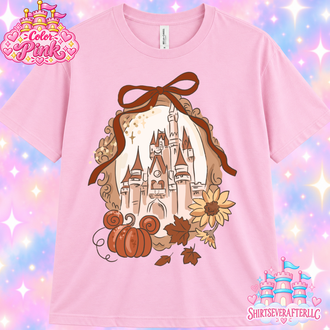 Fall Castle Pumpkin Shirt