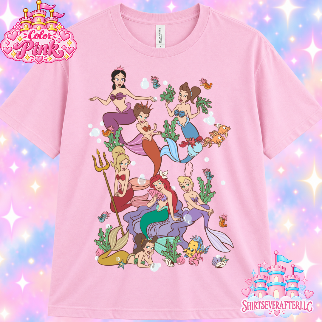 Mermaid Princess Sisters Shirt