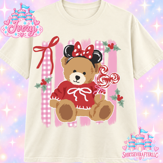 Christmas Mouse Teddy Bear Shirt