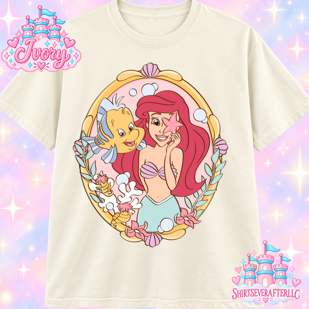 Mermaid Fish Shell Shirt