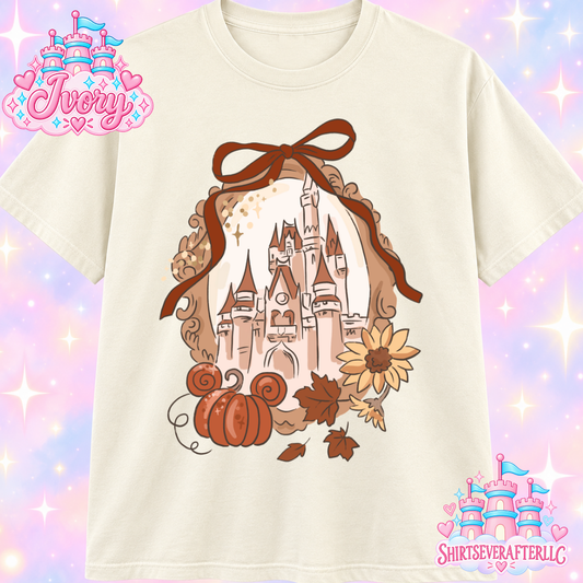 Fall Castle Pumpkin Shirt