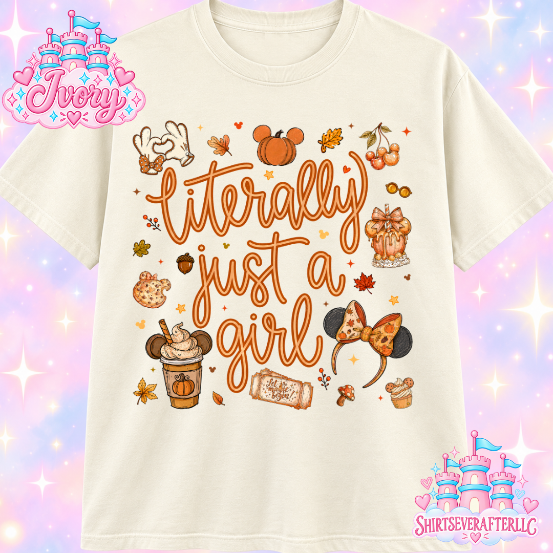 Just A Girl Fall Shirt