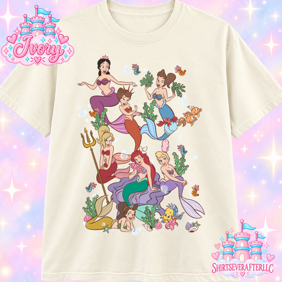 Mermaid Princess Sisters Shirt