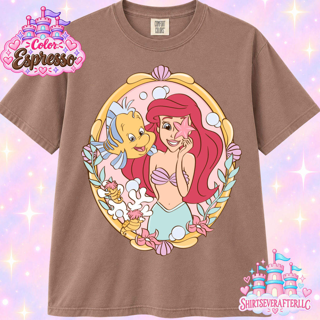 Mermaid Fish Shell Shirt