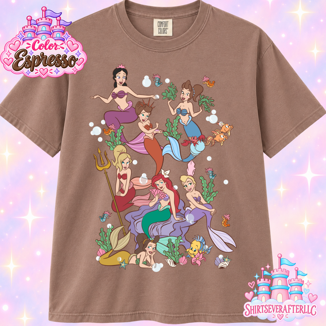 Mermaid Princess Sisters Shirt