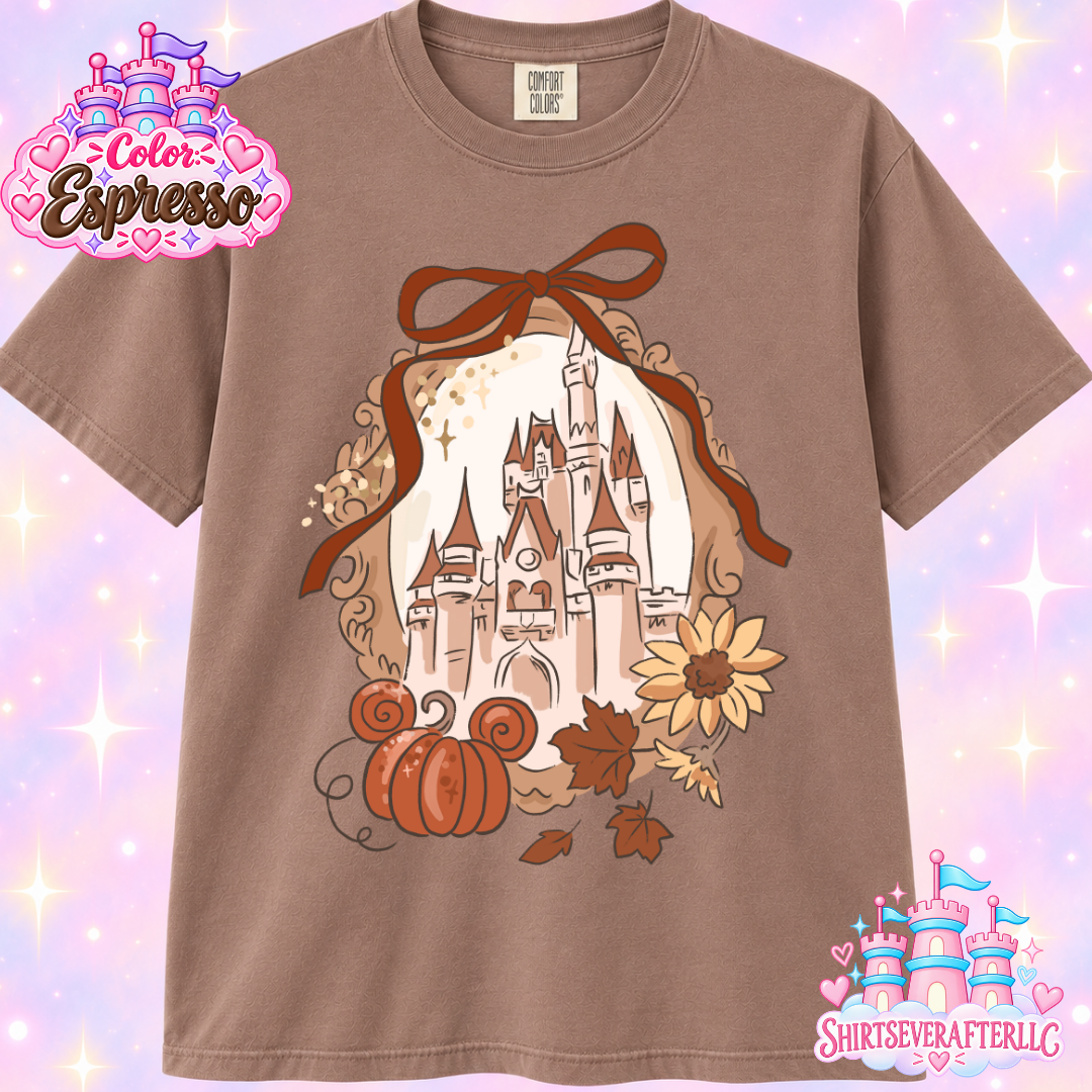 Fall Castle Pumpkin Shirt