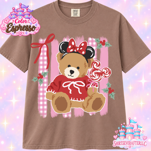 Christmas Mouse Teddy Bear Shirt
