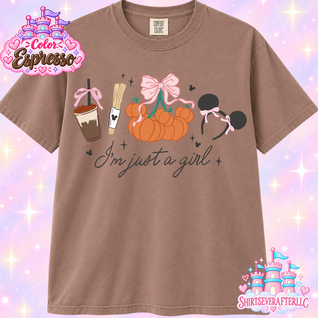 Churro Just a Girl Shirt