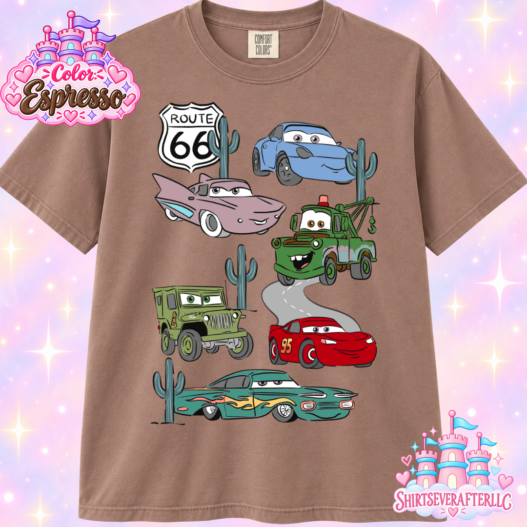 Cars Route Shirt