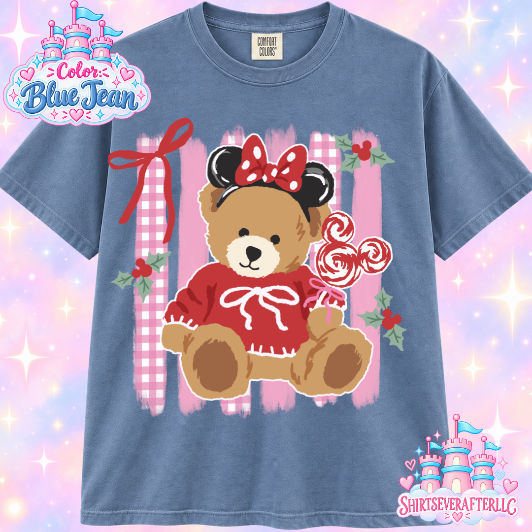 Christmas Mouse Teddy Bear Shirt