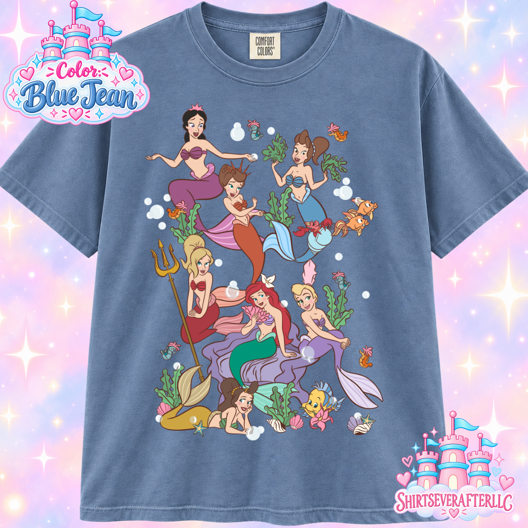 Mermaid Princess Sisters Shirt