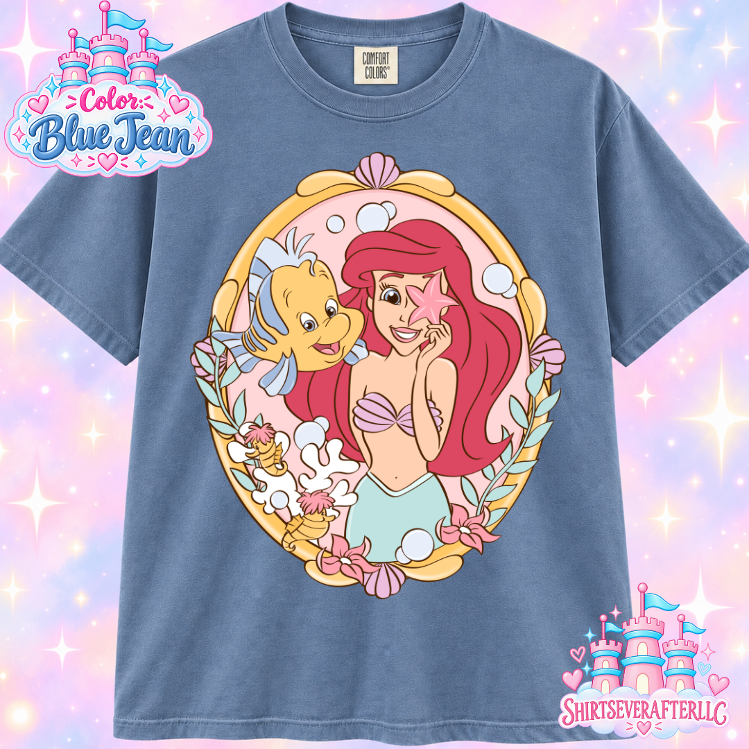 Mermaid Fish Shell Shirt
