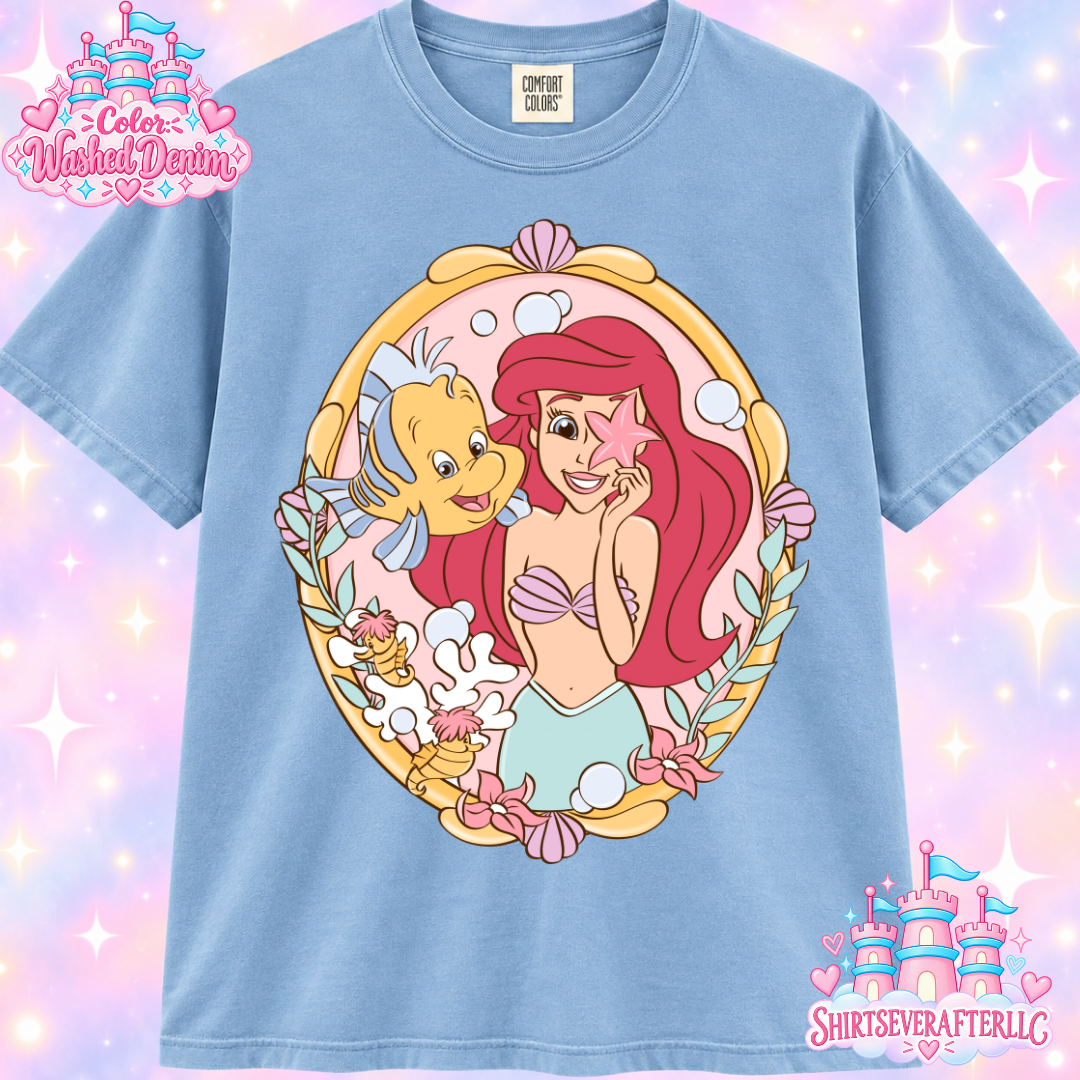 Mermaid Fish Shell Shirt