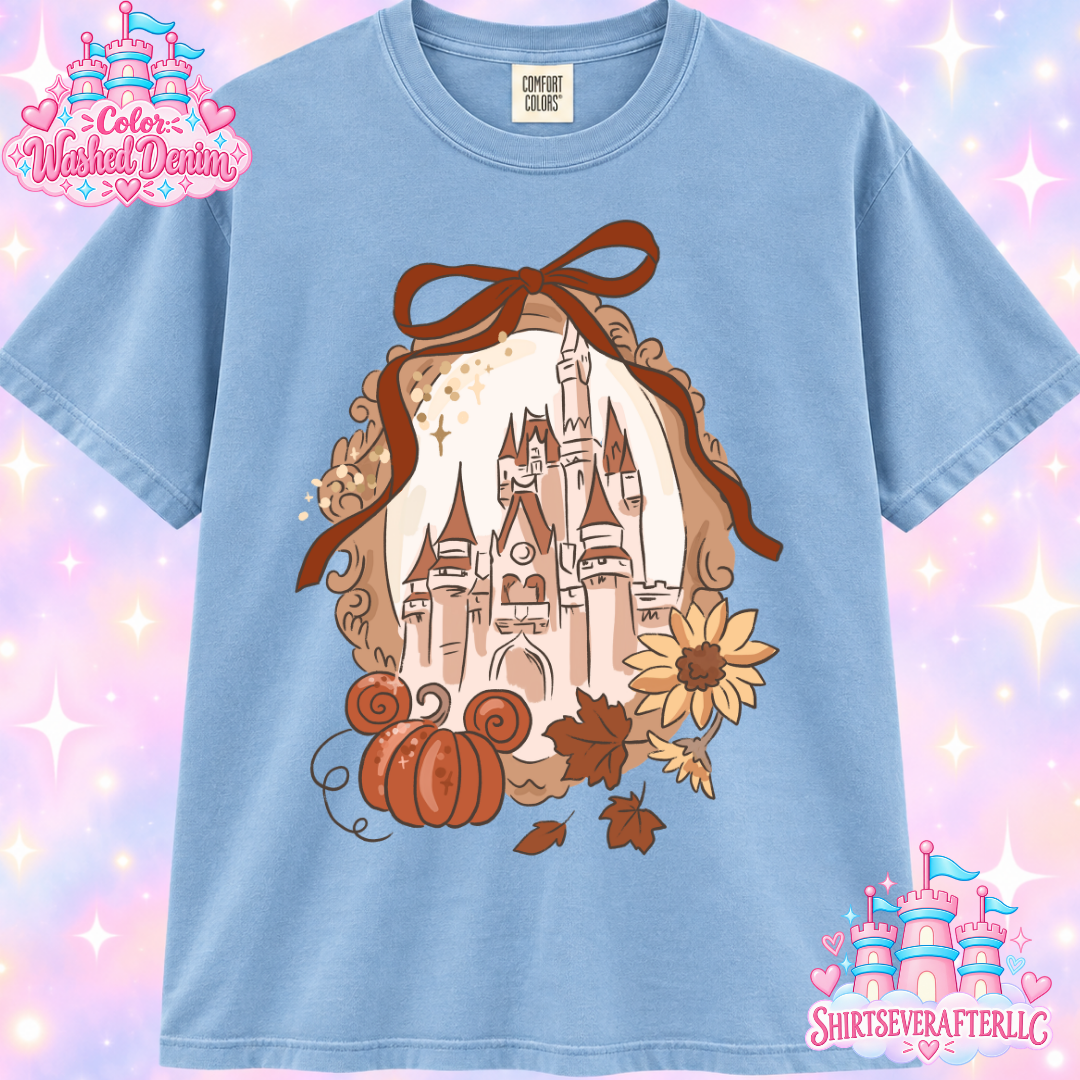 Fall Castle Pumpkin Shirt
