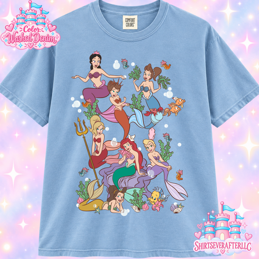 Mermaid Princess Sisters Shirt