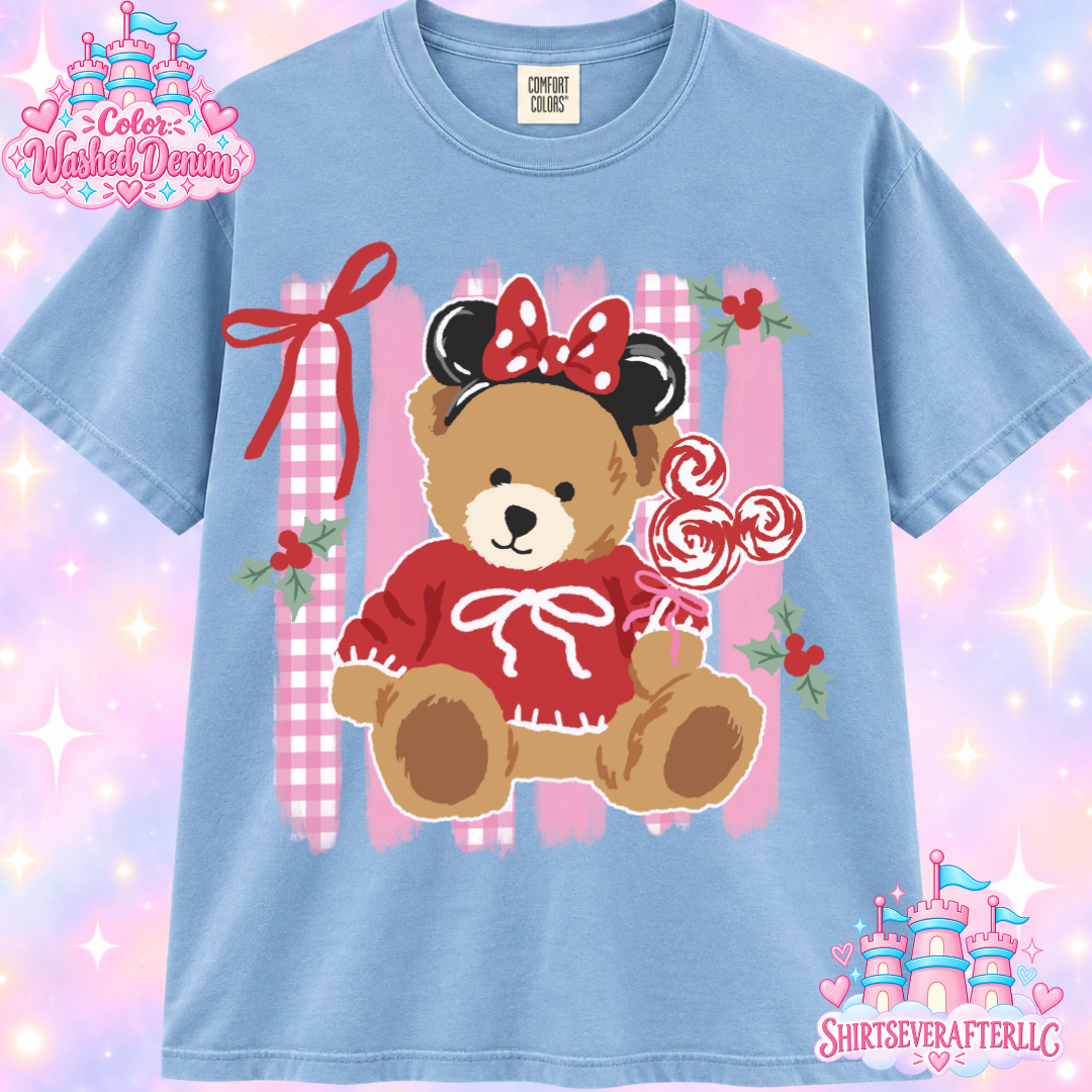 Christmas Mouse Teddy Bear Shirt