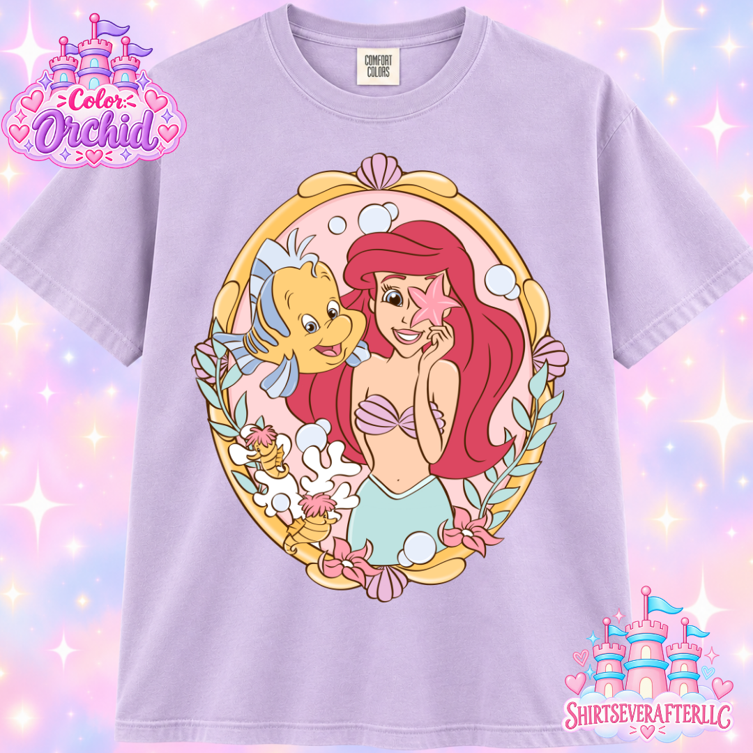Mermaid Fish Shell Shirt