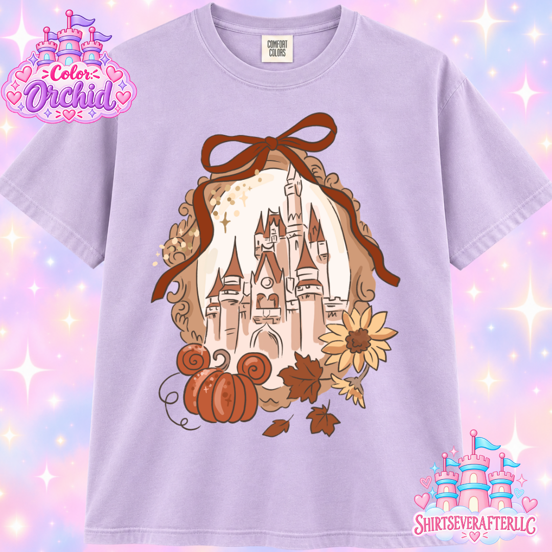 Fall Castle Pumpkin Shirt