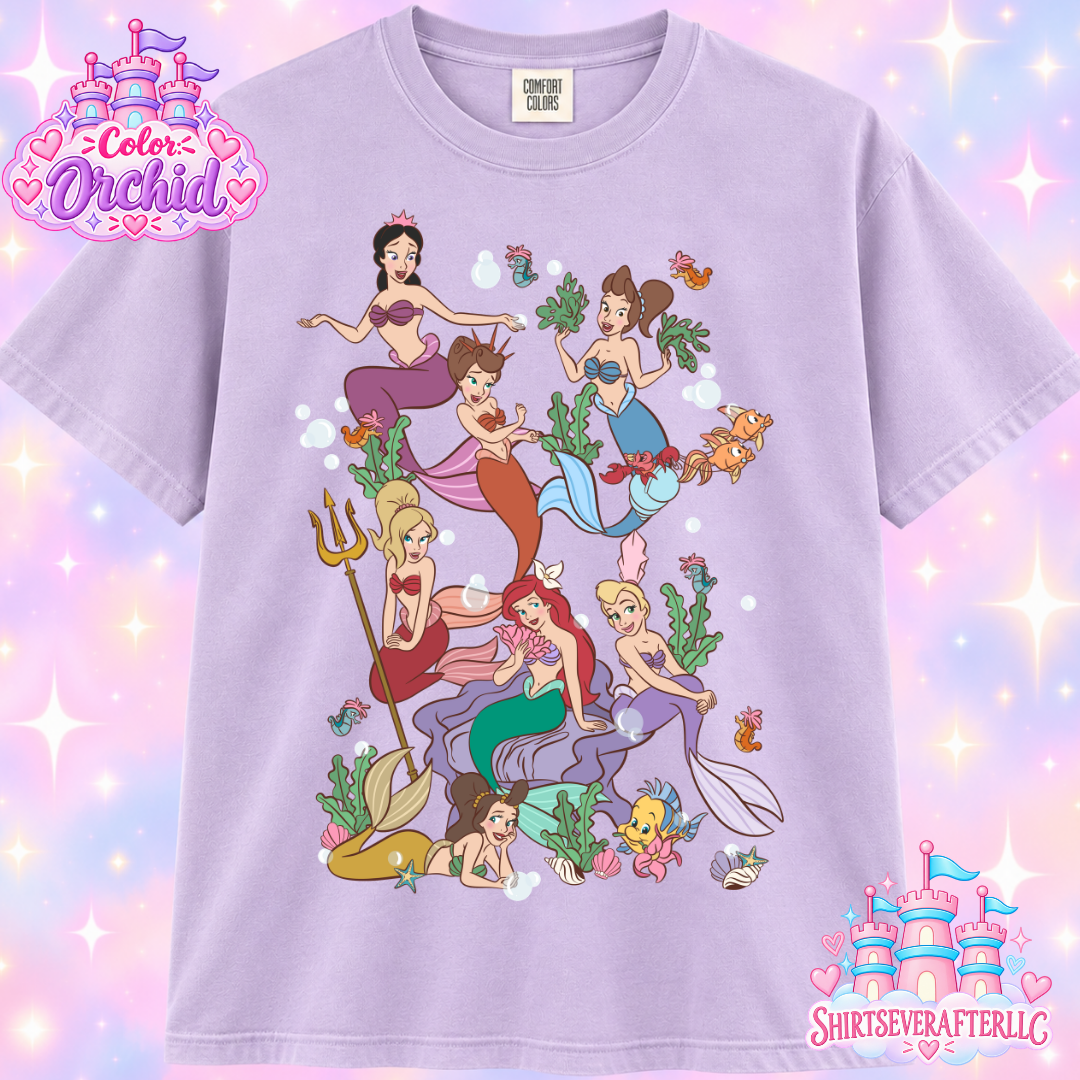 Mermaid Princess Sisters Shirt